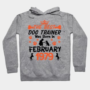 Happy Birthday Dog Mother Father 42 Years Old The Best Dog Trainer Was Born In February 1979 Hoodie